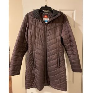 Purple Columbia omni heat coat